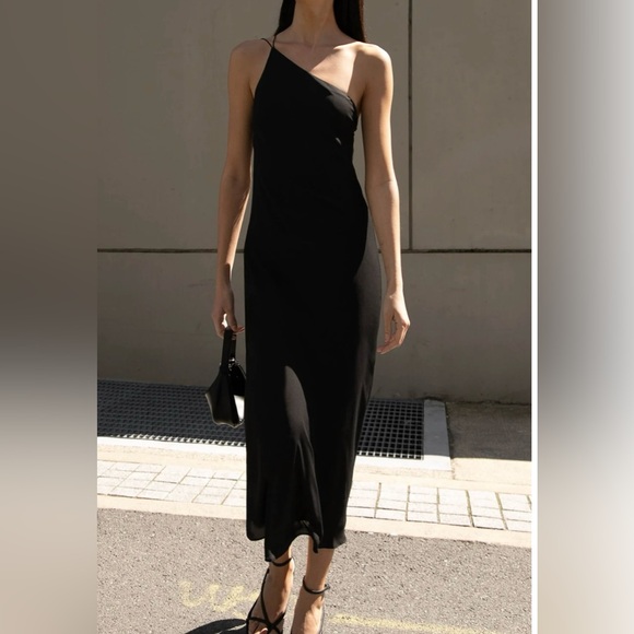 OAK + FORT Dresses & Skirts - Sleek and Stylish Black Maxi Dress